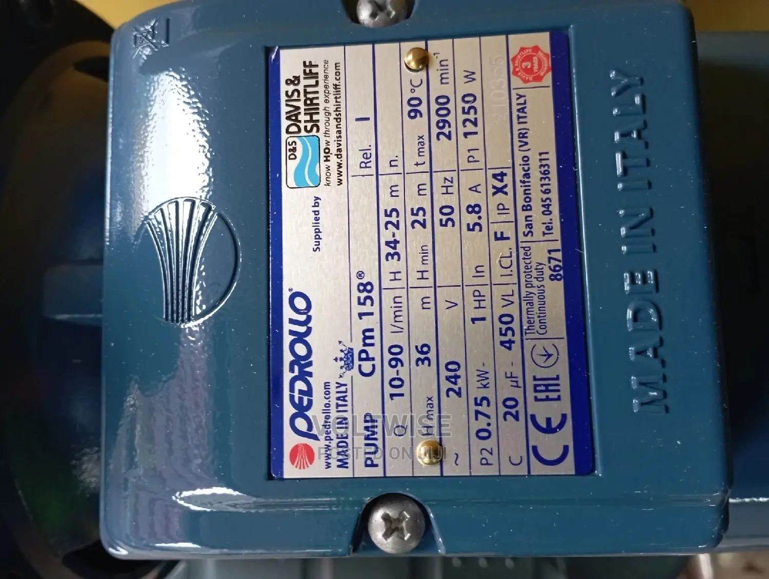 Pedrollo CPM 158 premium pump - 1 HP