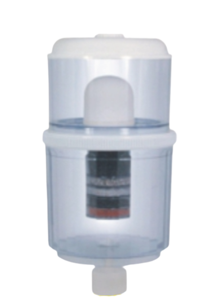 DISPENSER WATER POT PURIFIER FOR HOMES AND OFFICE USE  - SUITABLE FOR RAIN WATER & MUNICIPAL WATER. REMOVES SEDIMENTS, BACTERIA AND MICRO-ORGANISMS.
