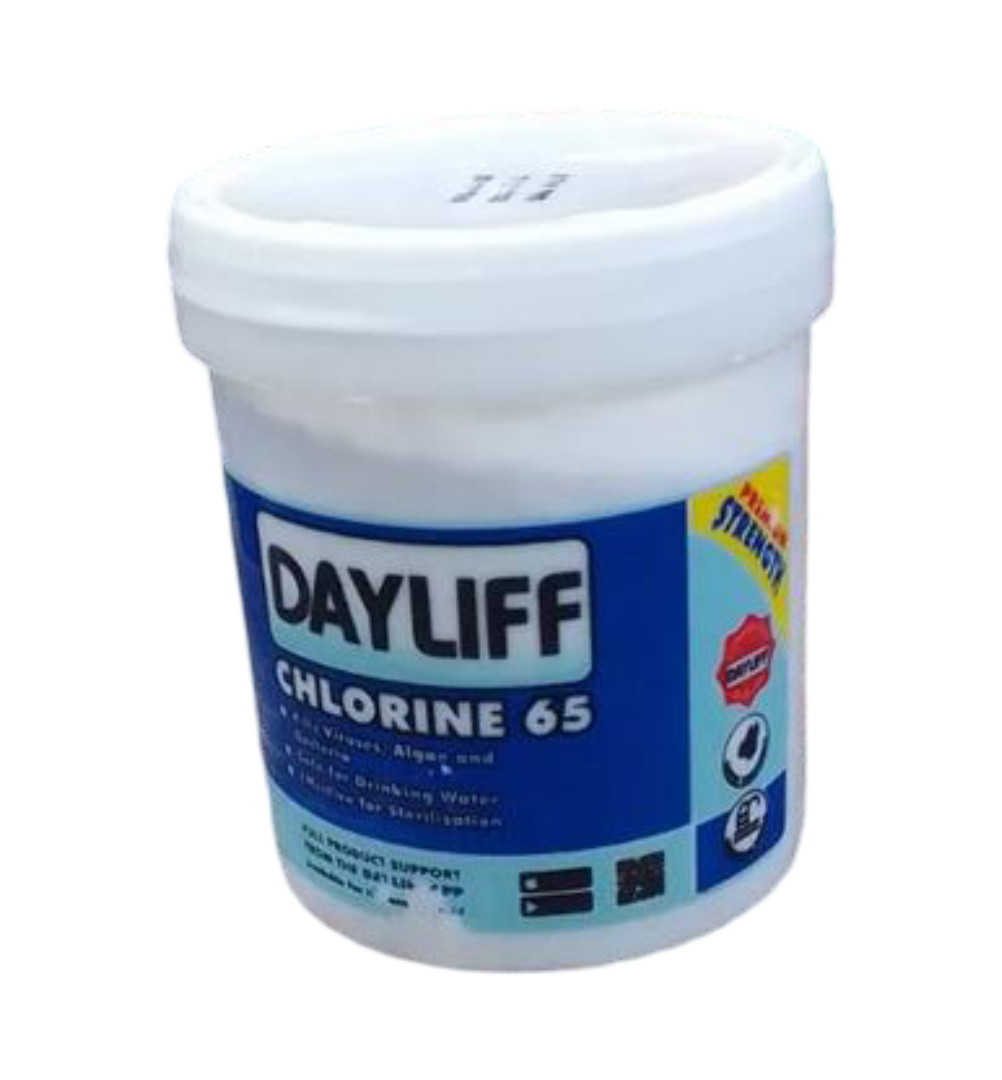 CHLORINE 65 1KG WATER TREATMENT AND SANITATION CHEMICAL