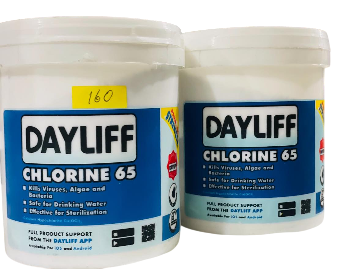 CHLORINE 65 1KG WATER TREATMENT AND SANITATION CHEMICAL