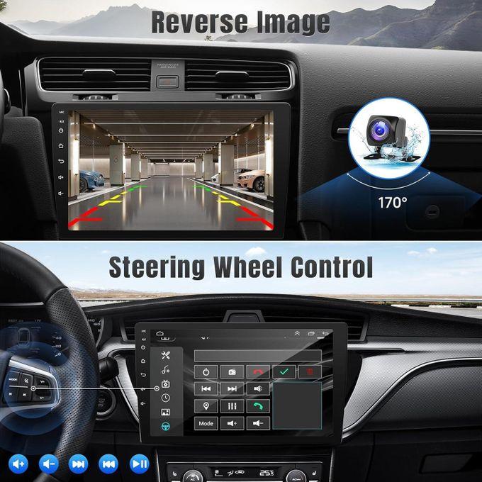 Intelligent Car Radio – 7/8/9/10 inch Double Din 2Din Touchscreen with Wireless CarPlay, GPS Navigation System, WiFi, FM Radio, Bluetooth, Dual USB + FREE REVERSE CAMERA
