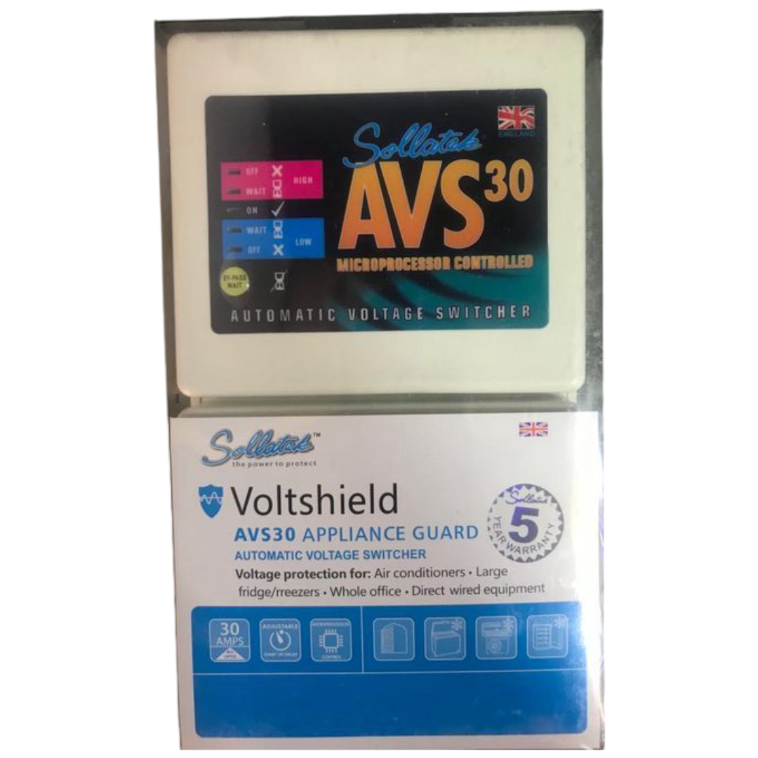 AVS30 Automatic Voltage Switcher 30 Amps  Voltage Stabilizer Over & Under Power Voltage Protection Regulators