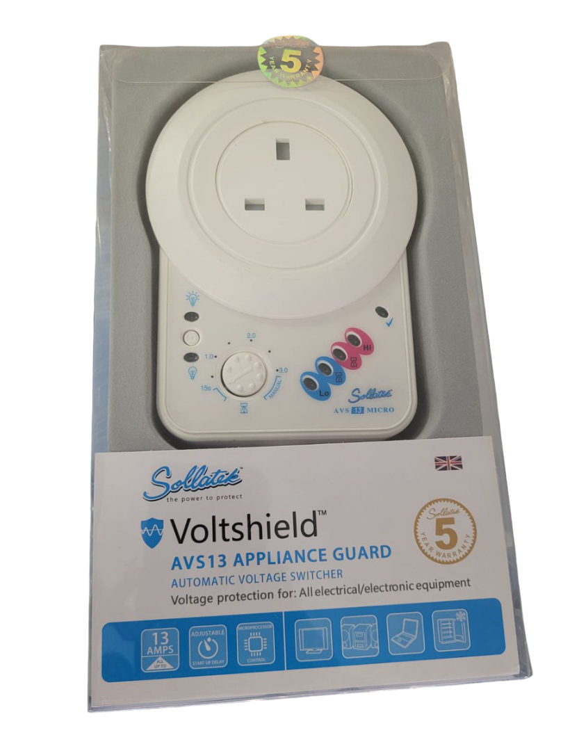 AVS 13 Automatic Voltage Switcher 13 Amps  Voltage Stabilizer Over & Under Power Voltage Protection Regulators