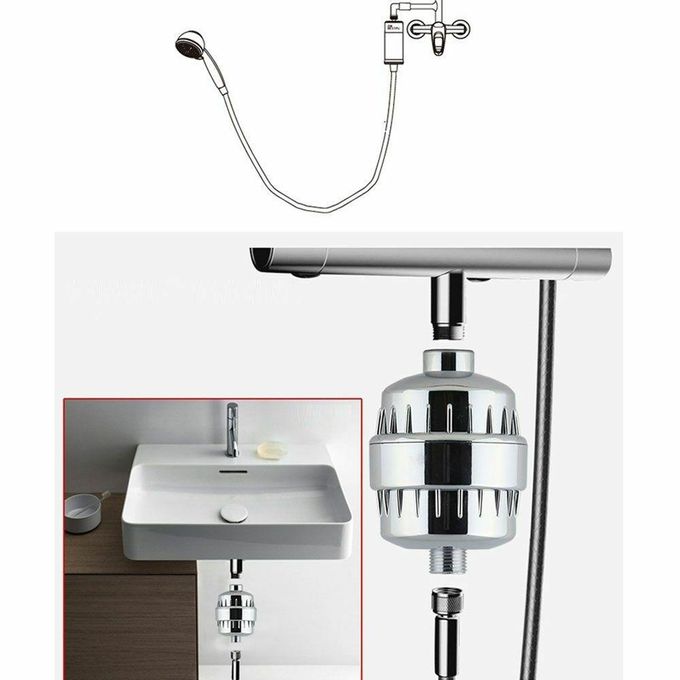 SHOWER Filter, Faucet Filter, Tap Filter, Sink Filter: Enjoy Clean, Purified Bath Water for a Healthier You!