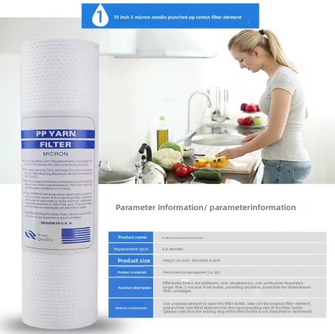 DAYLIFF 10" OUTDOOR WASHING MACHINE BLUE SEDIMENT FILTER, WITH FREE (10" CARTRIDGE, ½" LIRLEE TAP, THREAD TAPE & 2 GI REDUCING SOCKETS  ¾"*½")