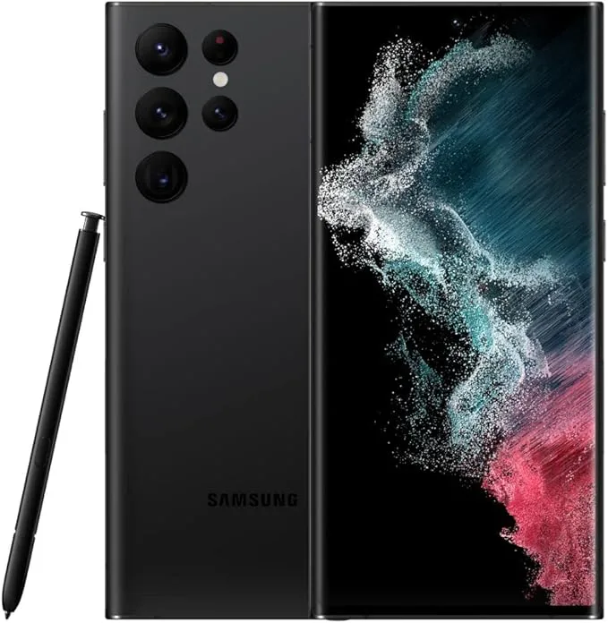 SAMSUNG Galaxy S22 Ultra Cell Phone, Factory Unlocked Android Smartphone, 256GB, 8K Camera, Brightest Display Screen, S Pen, Long Battery Life, Fast 4nm Processor, US Version, 2022.