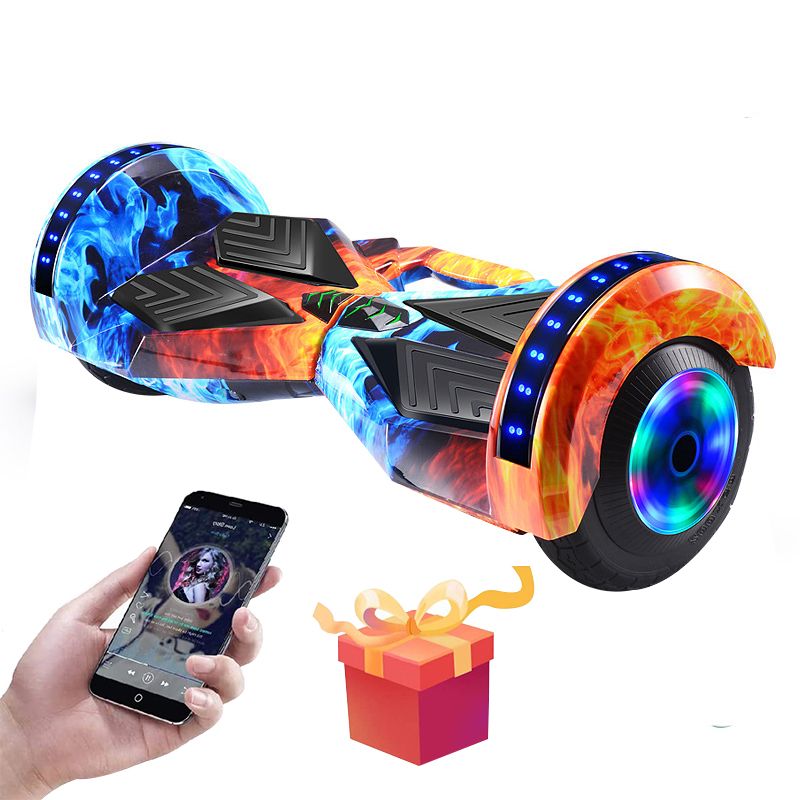 Order Best Smart Hoverboard Off-Road Self-Balancing Electric Scooter with Bluetooth Music and LED Lights