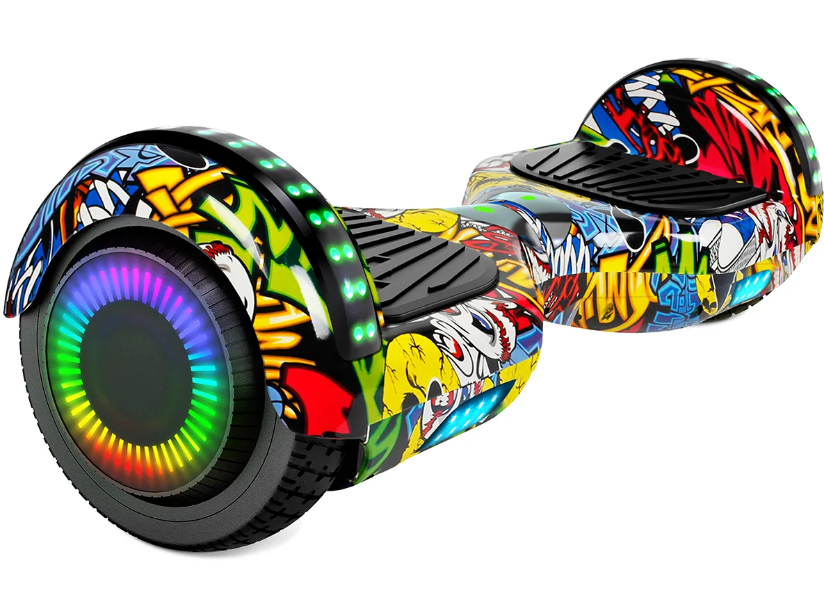 Hot Selling Electric Hoverboard with LED Lights Features & Built-in Bluetooth Speakers for Music, with  Vibrant  Style and Safety.