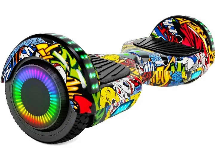 Hot Selling Electric Hoverboard with LED Lights Features & Built-in Bluetooth Speakers for Music, with  Vibrant  Style and Safety.
