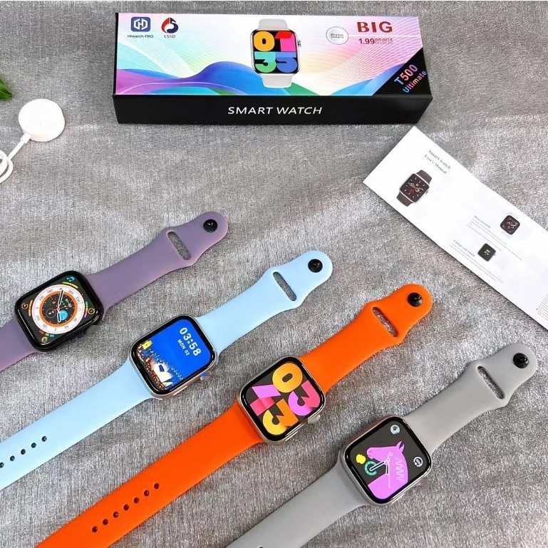 Series 10 T500 Ultimate Wireless Charging Smart Watch Fitness Tracker, Heart Rate Monitoring, Sleep Analysis, Notifications Stysign