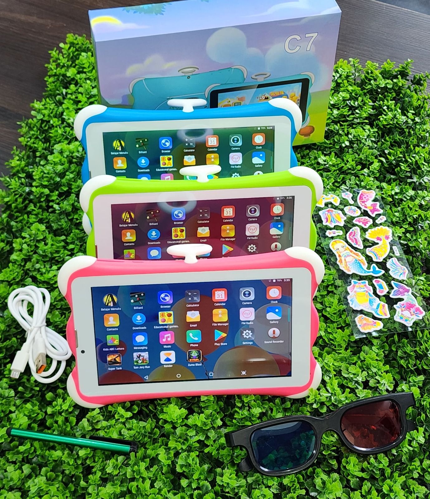 Best Big Memory Educational Kids Android Tablet 12GB/256GB Dual SIM Card 5G Con PC Tablet