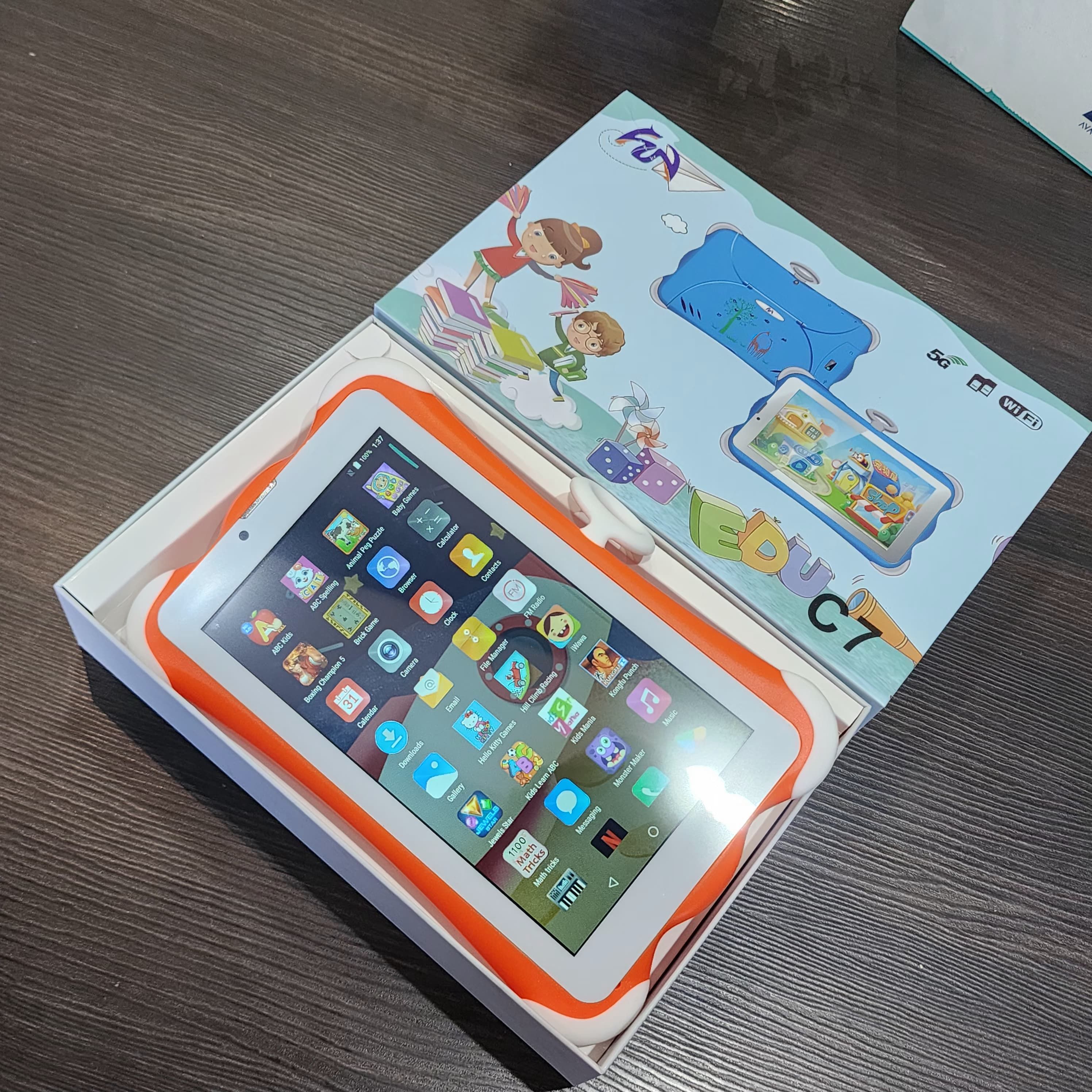 Best Big Memory Educational Kids Android Tablet 12GB/256GB Dual SIM Card 5G Con PC Tablet
