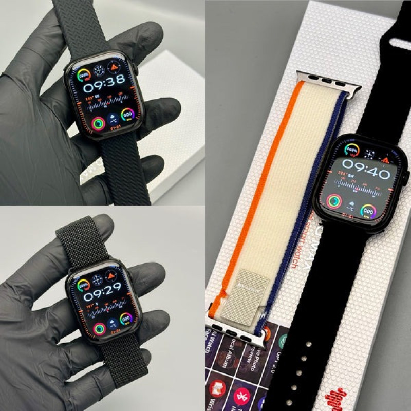 2025 Newest Series 10, Hk10 pro max 2.02 Amoled Smartwatch Support Wireless Earphones,Fitness Tracking, Bluetooth Calls.
