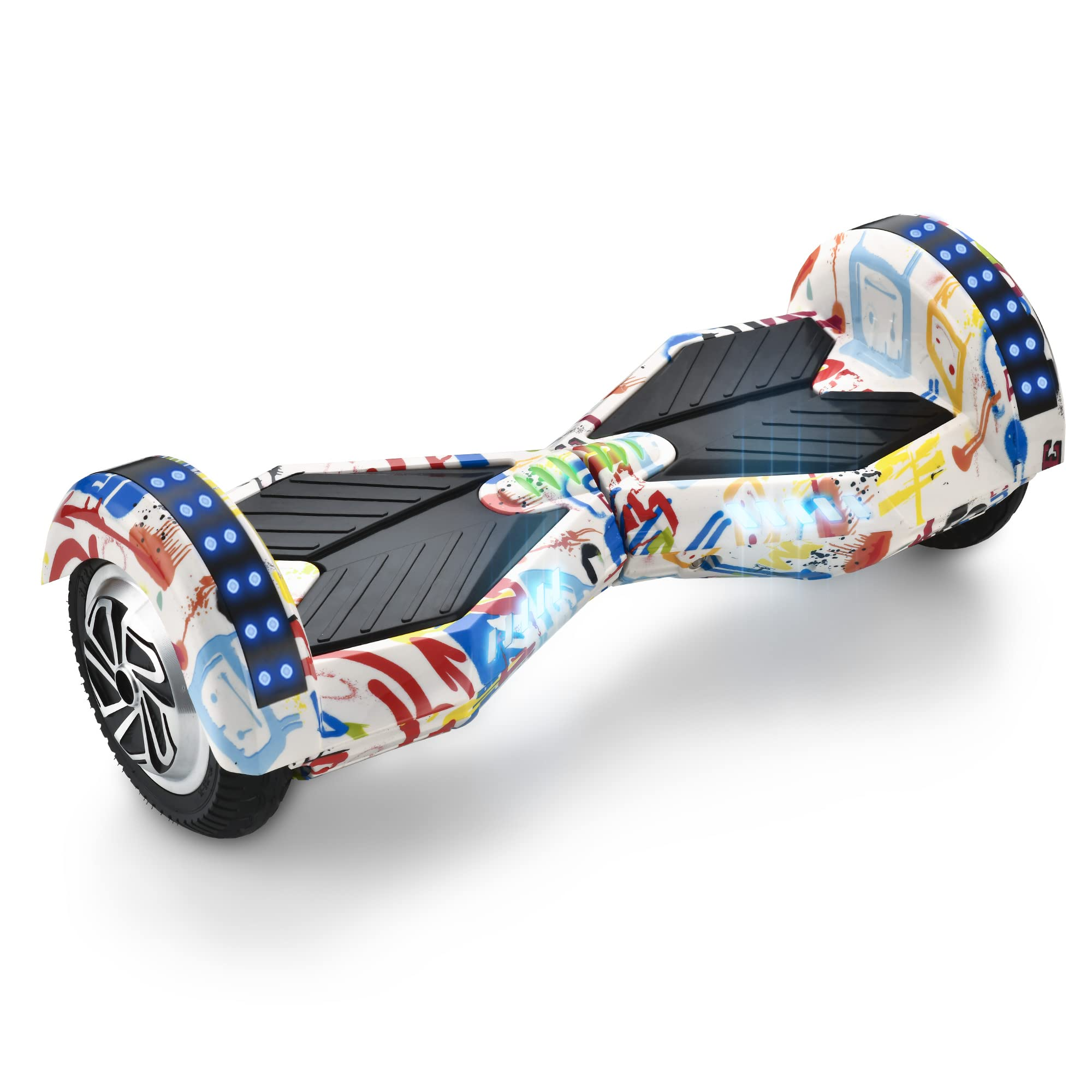 Order Best Smart Hoverboard Off-Road Self-Balancing Electric Scooter with Bluetooth Music and LED Lights