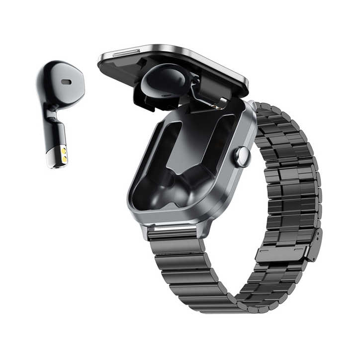D8 2 In 1 Smartwatch With Earbuds, Smart Watch Health Management, Heart Rate, Blood Pressure Measurement, Blood Oxygen, Sleep Monitoring