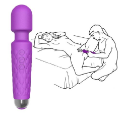 Rechargeable Magic Wand JoyPark Vibrator – Powerful, Waterproof, and Portable Massage Wand