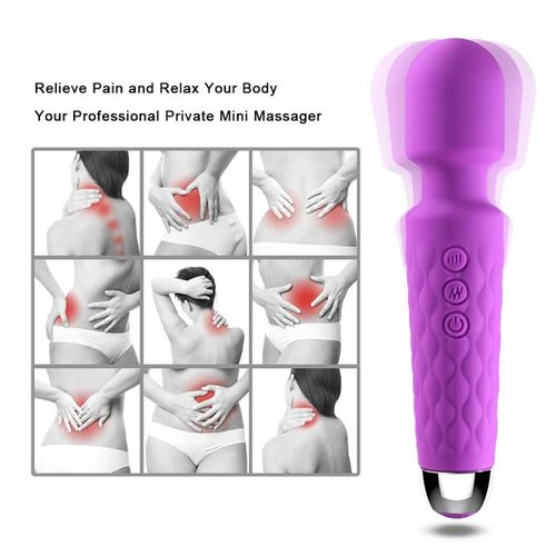 Rechargeable Magic Wand JoyPark Vibrator – Powerful, Waterproof, and Portable Massage Wand