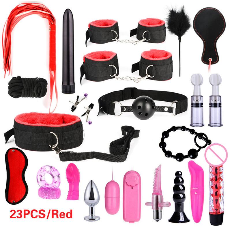 23PCS Bondage Set – Complete Adult S-ex Toy Kit for Beginners and Experienced Users, Plus,  Oris Stimulator