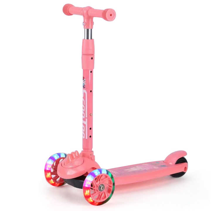 Latest Y603 Kids Light Up Scooter Foldable Skateboard Kick Scooter For Children