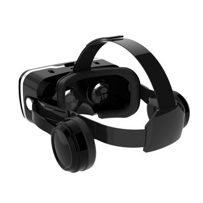 VRshinecon with Remote controller & Headset 3D Virtual Reality Glasses for Movie Video Games VR for iPhone Android