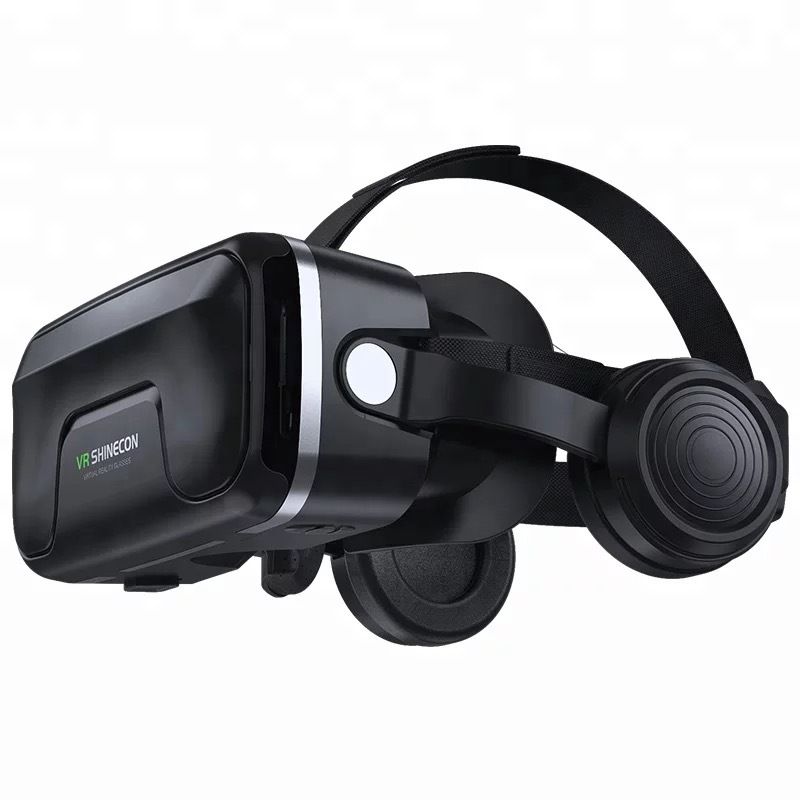 VR shinecon Headset 3D Virtual Reality Glasses for Movie Video Games VR for iPhone Android