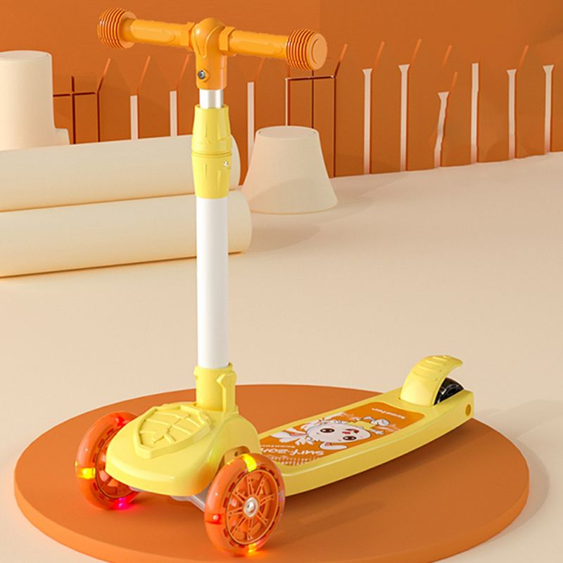 High Quality L560 Adjustable Metal Ride-On Scooter Foldable Design with LED Lights and Music