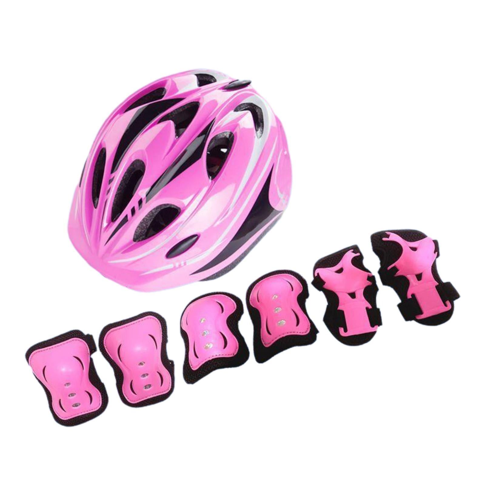 Kids Protective Gear Set – Safety Helmet, Knee Pads, Elbow Pads & Wrist Guards for Cycling, Skating, Skateboarding, Hoverboard & Outdoor Sports"