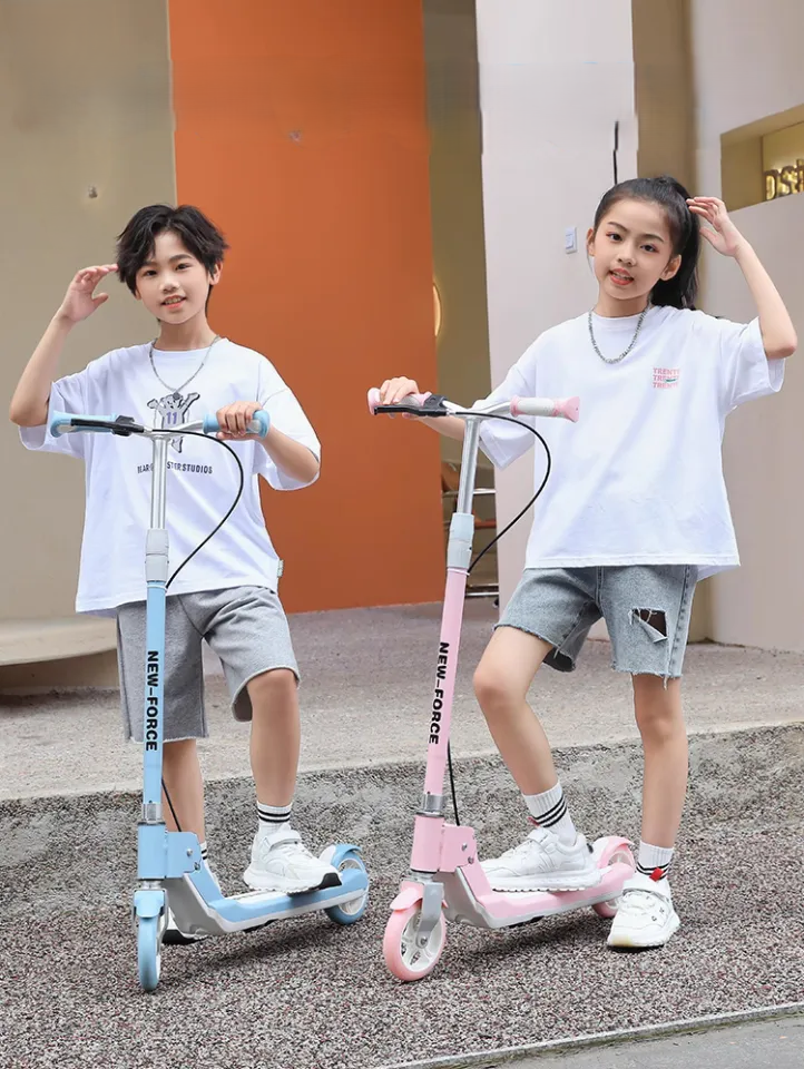 Latest Teens Adjustable Handlebar Lightweight Sports Children’s Scooter With 2 Wheels Foldable Sturdy Frame And Brakes