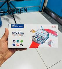 C92 Ultra Rotating Camera 4G Android Amoled Smart Watch Amoled 2.2 inch Display 4GB RAM  64GB ROM, 4G/5G Sim Slot, Camera, Play Store Apps