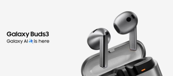 Samsung Galaxy Buds 3 – Wireless Bluetooth Earbuds with Hi-Fi Sound, ANC, Long Battery Life & Water Resistance