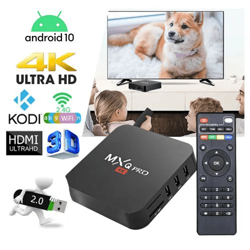 MXQ Pro Android TV Box Full HD 4K Wifi HDMI USB Ports