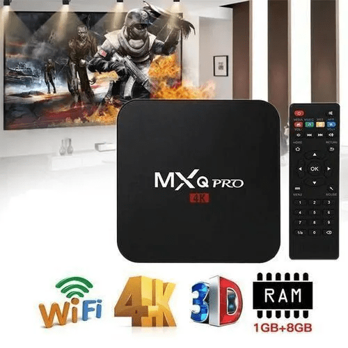 MXQ Pro Android TV Box Full HD 4K Wifi HDMI USB Ports