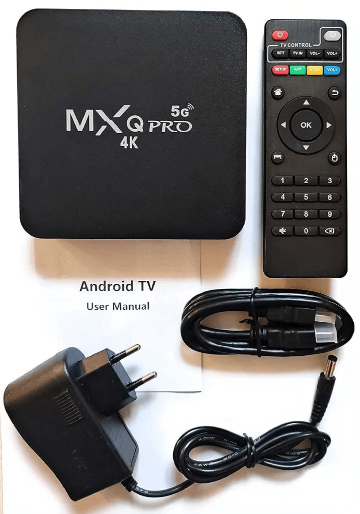 MXQ Pro Android TV Box Full HD 4K Wifi HDMI USB Ports