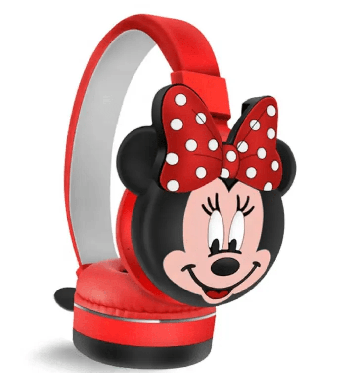 Mickey Mouse Bluetooth Wireless Kids Girl Headphone Birthday Gift- Disney - Birthday Gift - Kids Gift - Wireless Earbuds - Bluetooth Earphones - Headphones with Mic - Card Support - Kids Accessori.