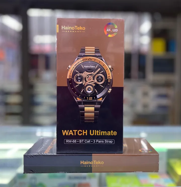 ⌚ Hainoteko Smartwatch Series | GT4 / RW-47 / RW-32 / RW-68 | 3 Straps Included 🏃‍♂️💼