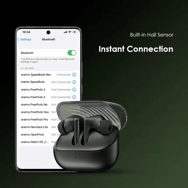 oraimo SpaceBuds Neo True Wireless Spatial Earbuds Bluetooth Earphones