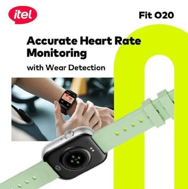 itel Smart Watch Fit O20 – 2.04" HD Display, IP68 Waterproof, AI-Powered Watch Faces, BT 5.3 Smartwatches