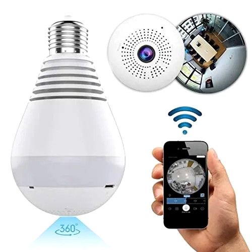 WI-Fi Smart Bulb Camera 2MP 110-220V