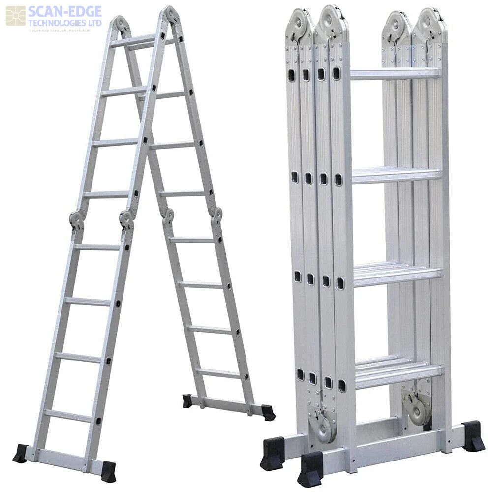 7-In-1 Multipurpose Aluminium Folding Ladder Folding Ladder