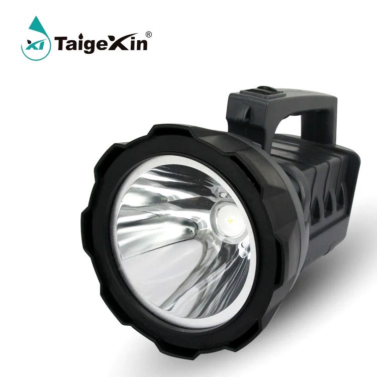 LED Rechargeable Torch Search Light with Solar Panel