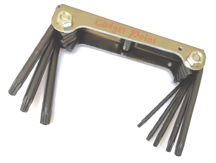 Folding Allen Torx Key Wrench Set 8Pcs