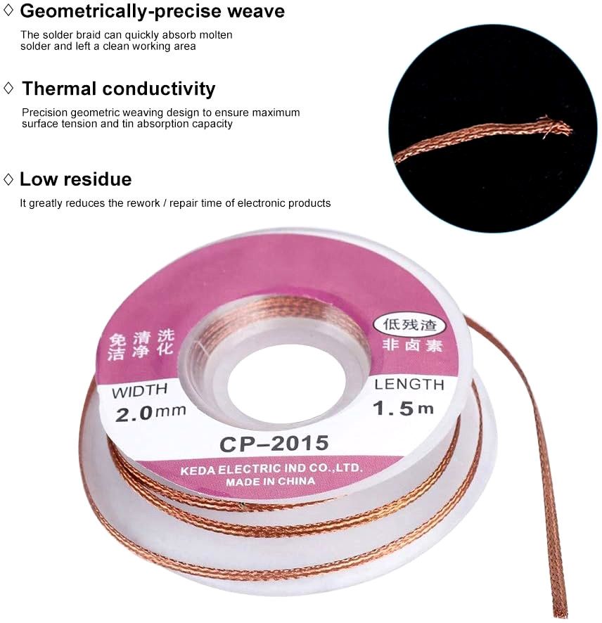 Solder Wick Desoldering Wick Braid 75cm