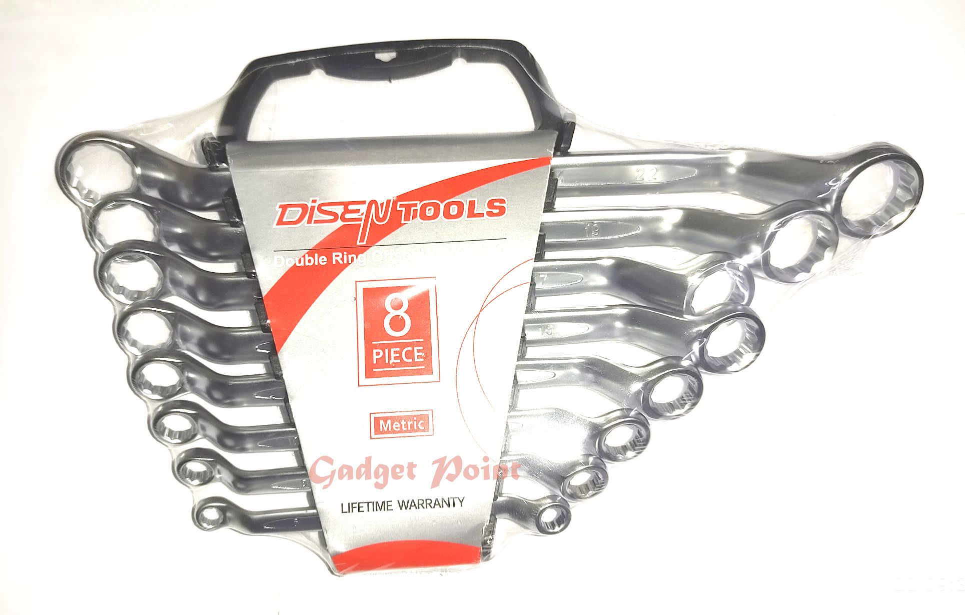8Pc Double Ring Spanner/Wrench Set
