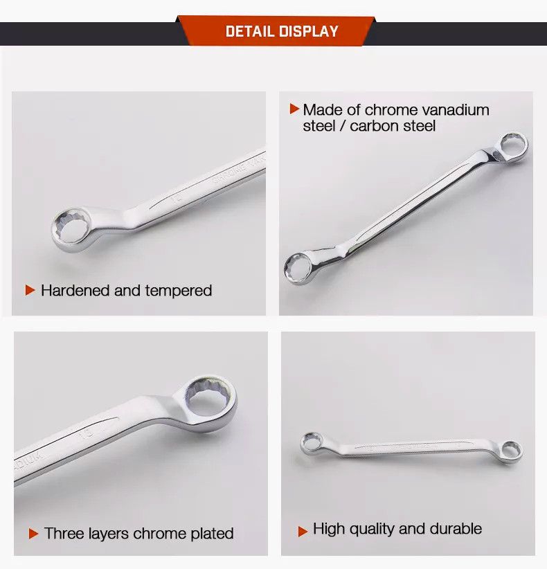 8Pc Double Ring Spanner/Wrench Set