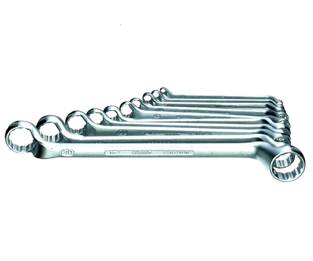 8Pc Double Ring Spanner/Wrench Set