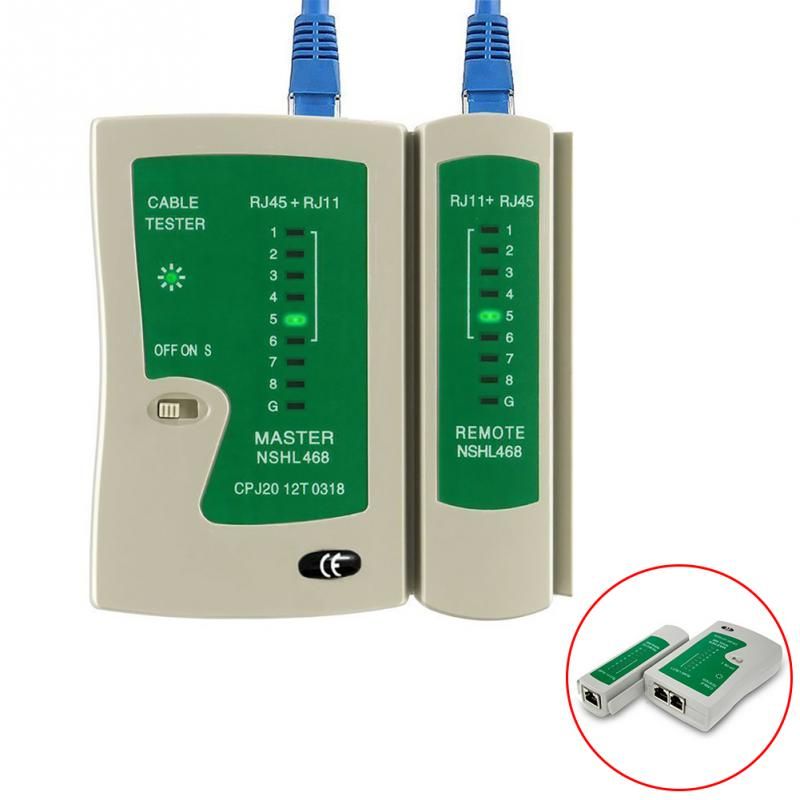Professional Network Cable Tester RJ45 RJ11 LAN Cable Tester