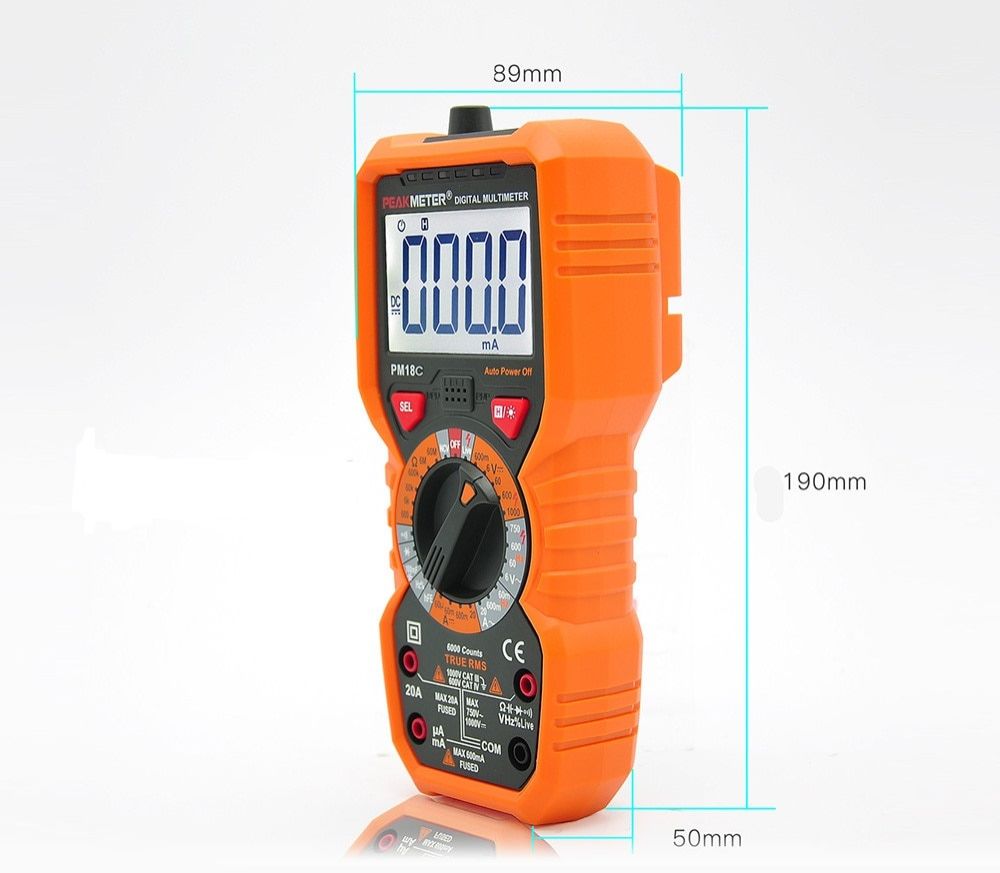 True RMS Digital Multimeter PM18C Meter