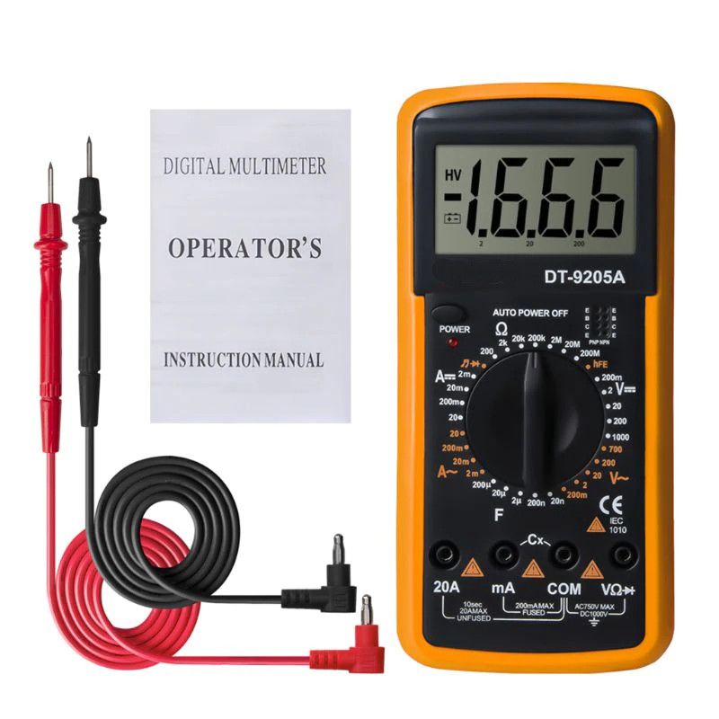 LCD Digital Multimeter Voltmeter ACDC Tester