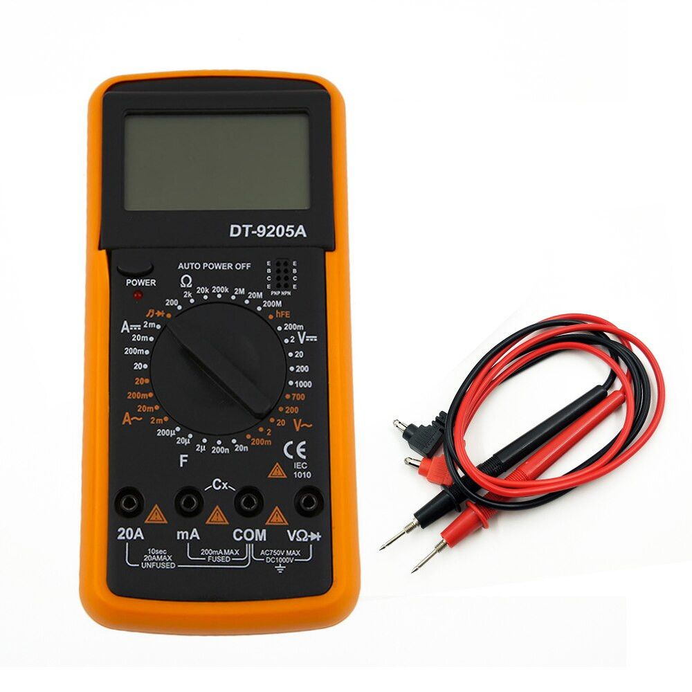 LCD Digital Multimeter Voltmeter ACDC Tester