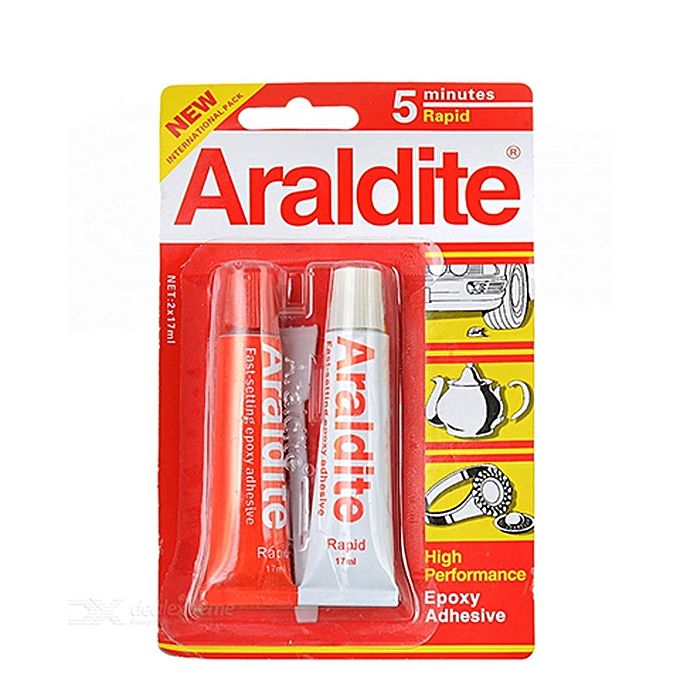 Araldite Glue Epoxy Adhesive Bonding Agent Clear